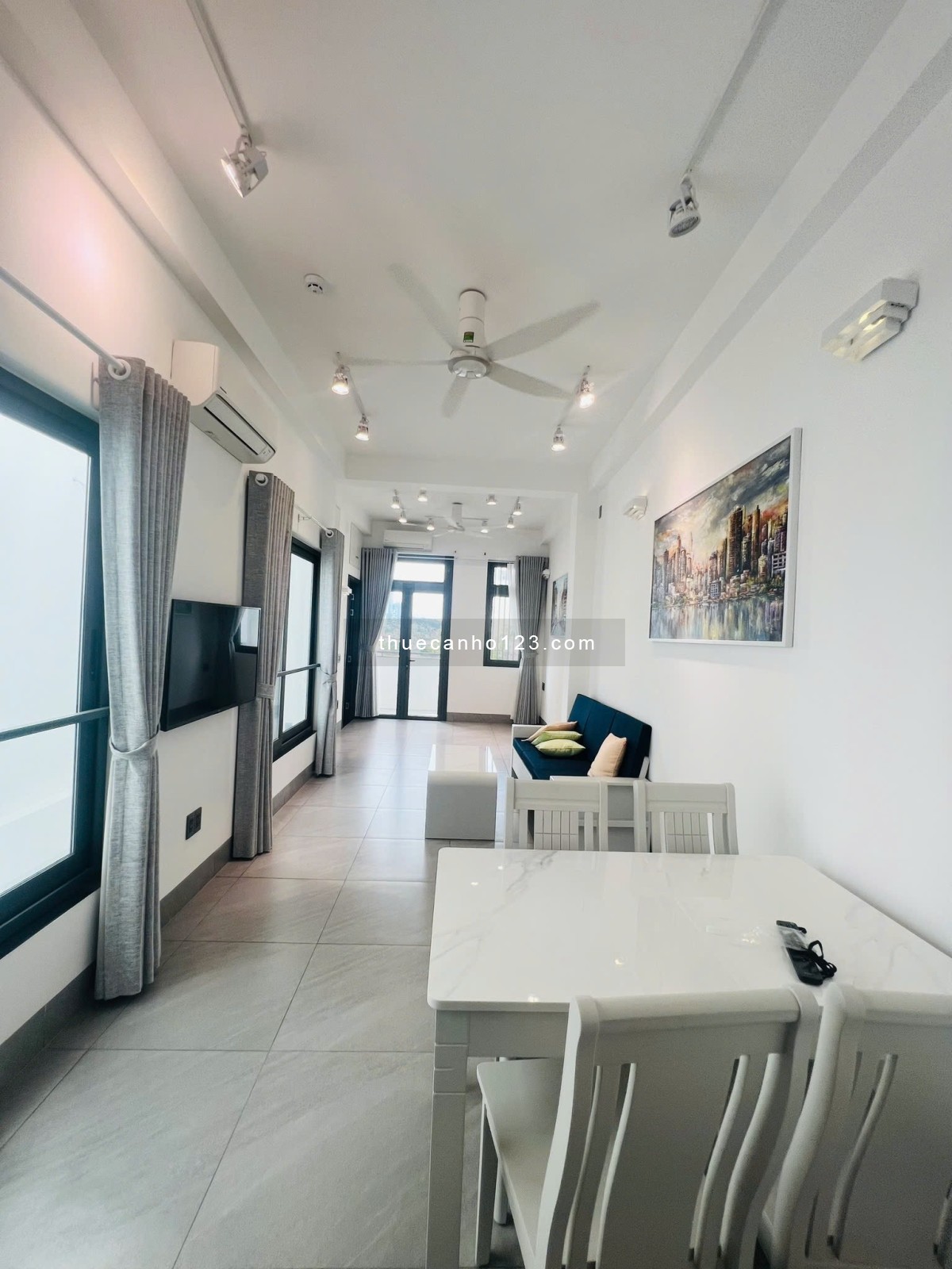 Chung cư Satra Eximland, Phú Nhuận: 110m2, 3p ngủ, 2wc, NT, 22tr/tháng