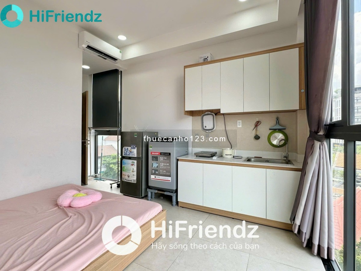 Studio Máy Giặt Riêng View Kính Gần Sân Bay Tân Sơn Nhất