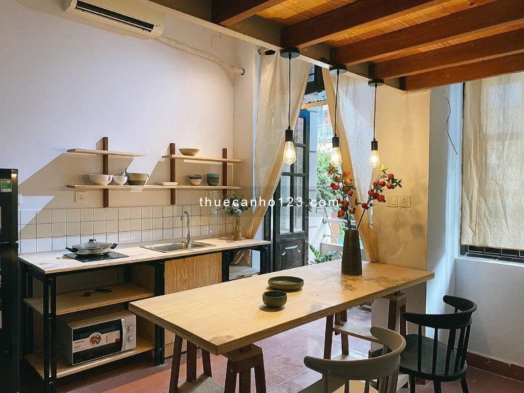 Cho thuê Duplex ban công mặt tiền gần sân bay Tân Sơn Nhất