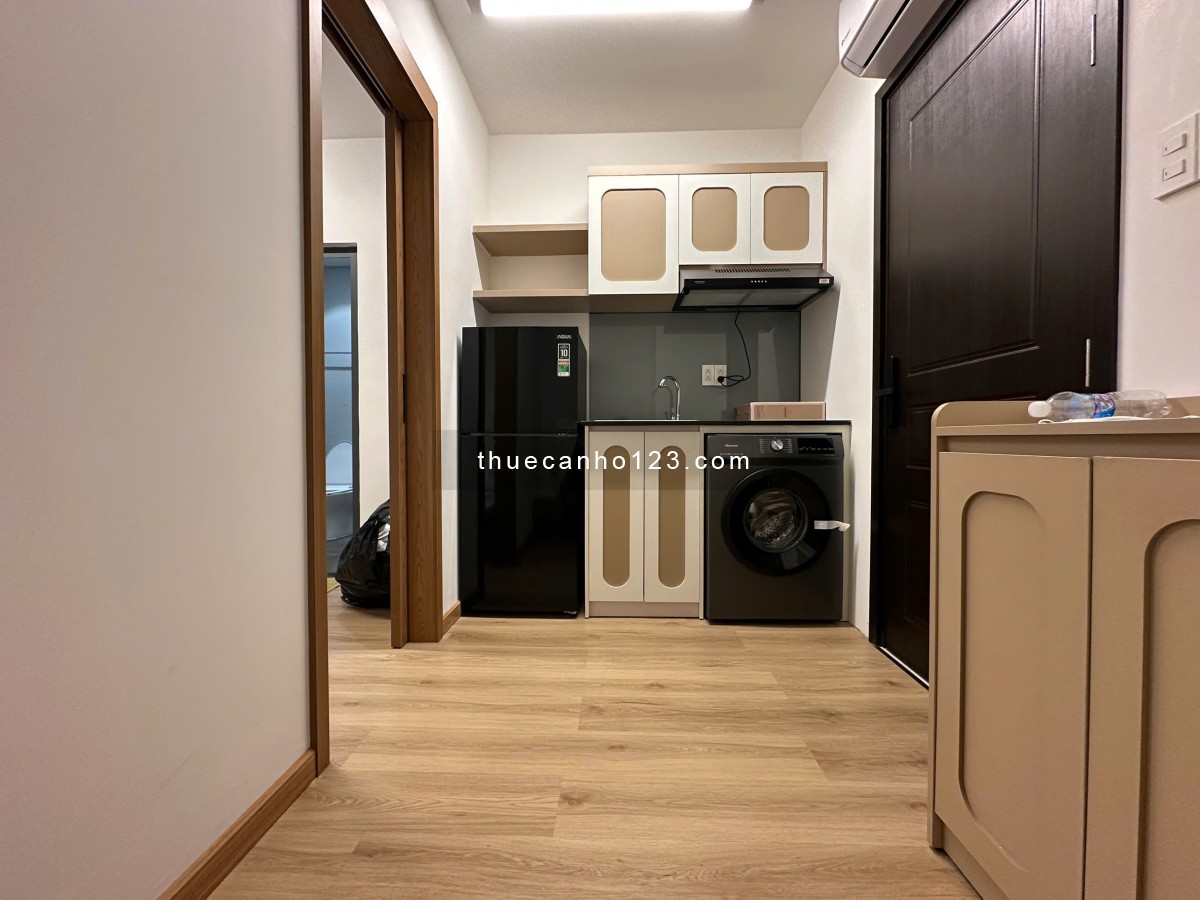 Căn Hộ Studio 1Pn ban công, Full nội thất máy giặt riêng, thiết kế thông minh, thang máy, bảo vệ 24