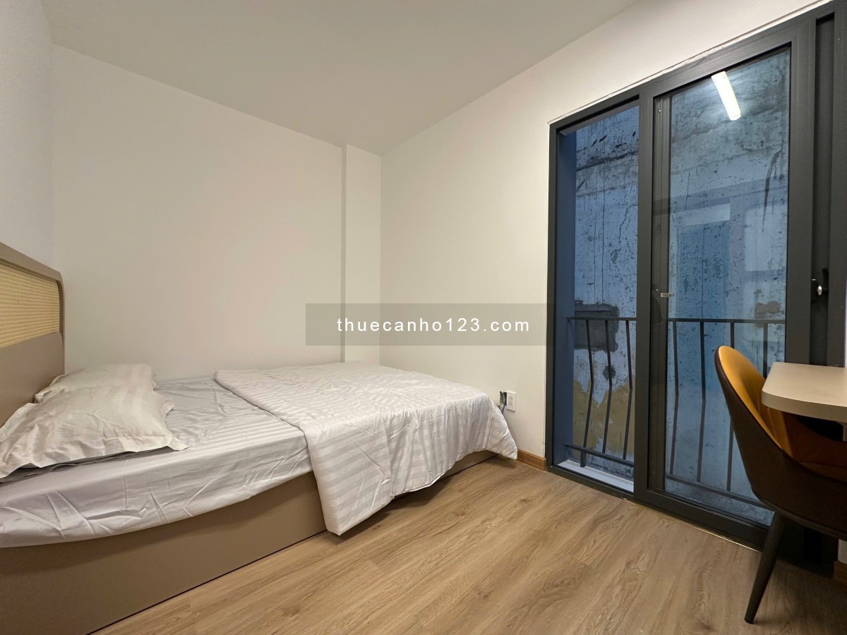 Căn Hộ Studio 1Pn ban công, Full nội thất máy giặt riêng, thiết kế thông minh, thang máy, bảo vệ 24