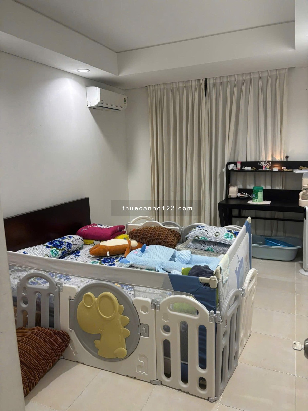 Satra Eximland, Phan Đăng Lưu, Phú Nhuận: 90m2, 2p ngủ,2wc, NT, 17tr