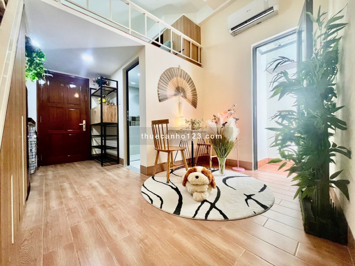 Căn hộ mini có gác - giếng trời siêu thoáng mát CMT8 Q.10 - Vào là ở ngay