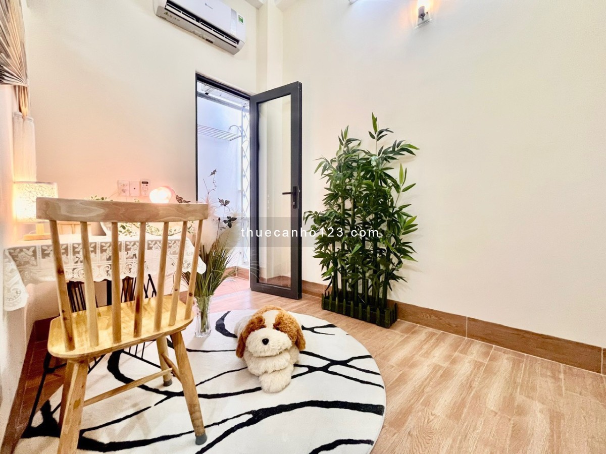 Căn hộ mini có gác - giếng trời siêu thoáng mát CMT8 Q.10 - Vào là ở ngay
