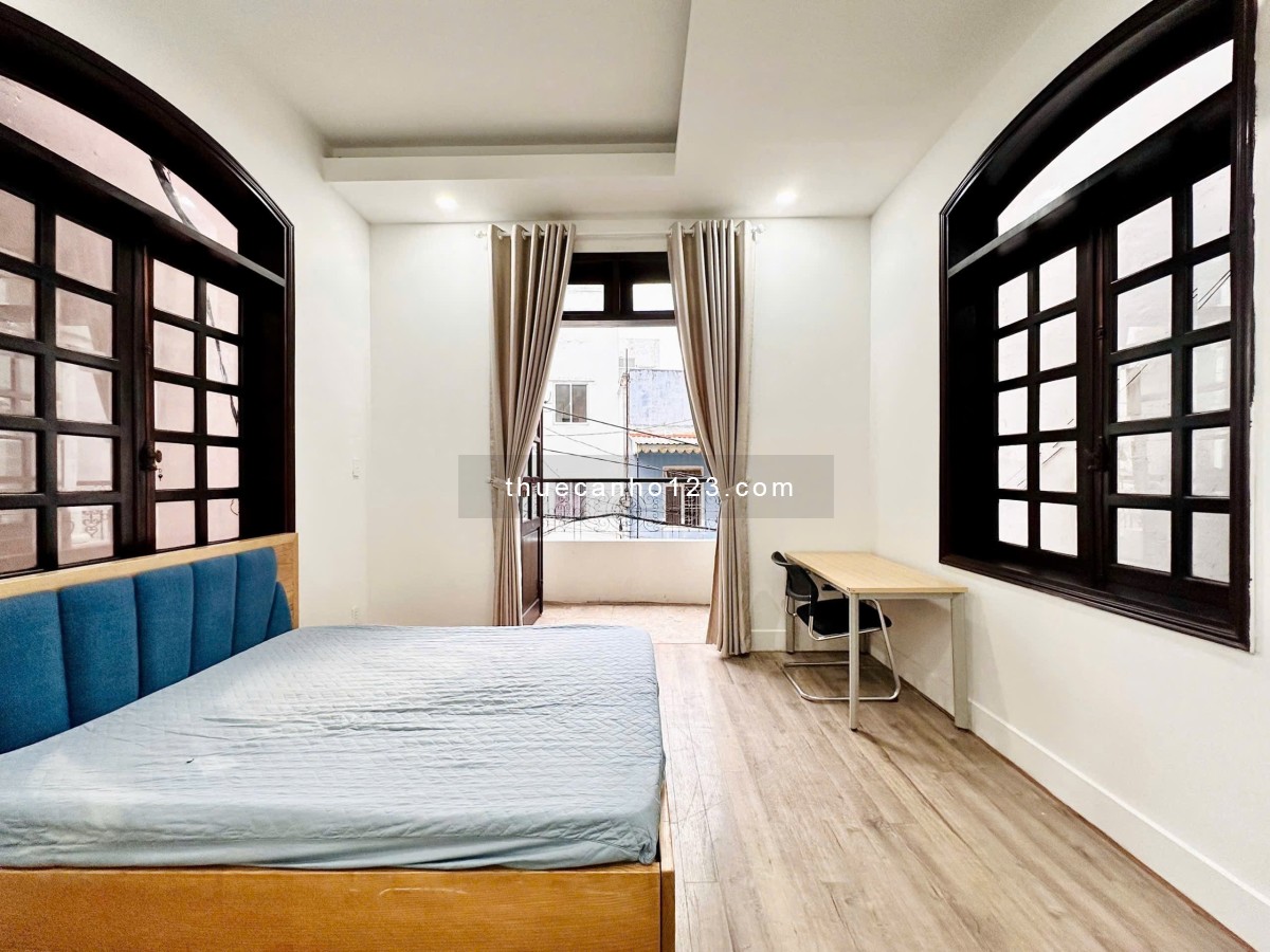 Studio dạng 1 Pn tách bếp, ban công, nhiều ánh sáng, full nội thất, sofa riêng,gần Bạch Đằng,PN,Q1,3