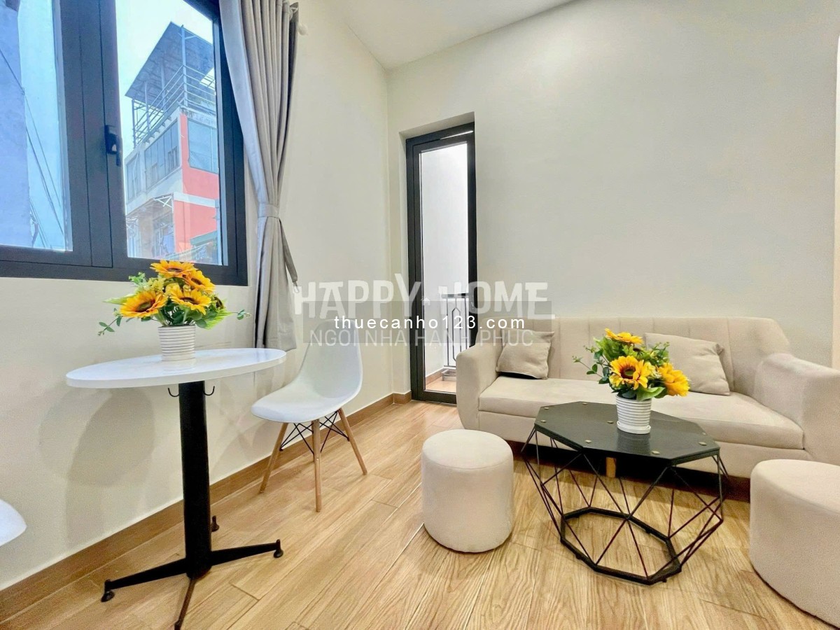 Cho thuê căn hộ 1 phòng ngủ – Máy giặt riêng, ban công – Quận 10 gần Vạn Hạnh Mall, Đại học UEH.