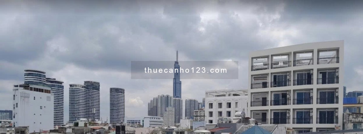 STUDIO Dạng 1Pn tách bếp cửa sổ thoáng view city, Full nội thất, toà nhà thang máy, gần Landmark,Q1