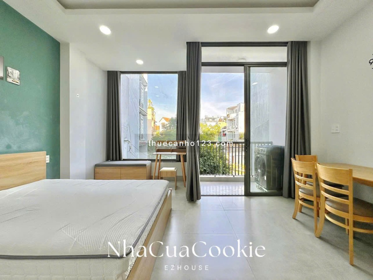 Cho thuê căn hộ cao cấp đầy đủ nội thất gần sân bay Tân Sơn Nhất - CV Hoàng Văn Thụ - quận Tân Bình