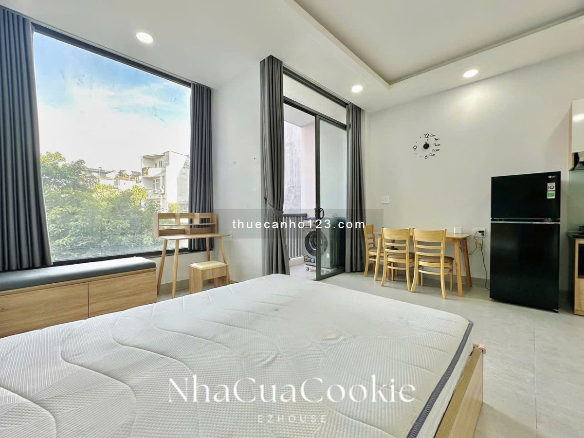 Cho thuê căn hộ cao cấp đầy đủ nội thất gần sân bay Tân Sơn Nhất - CV Hoàng Văn Thụ - quận Tân Bình