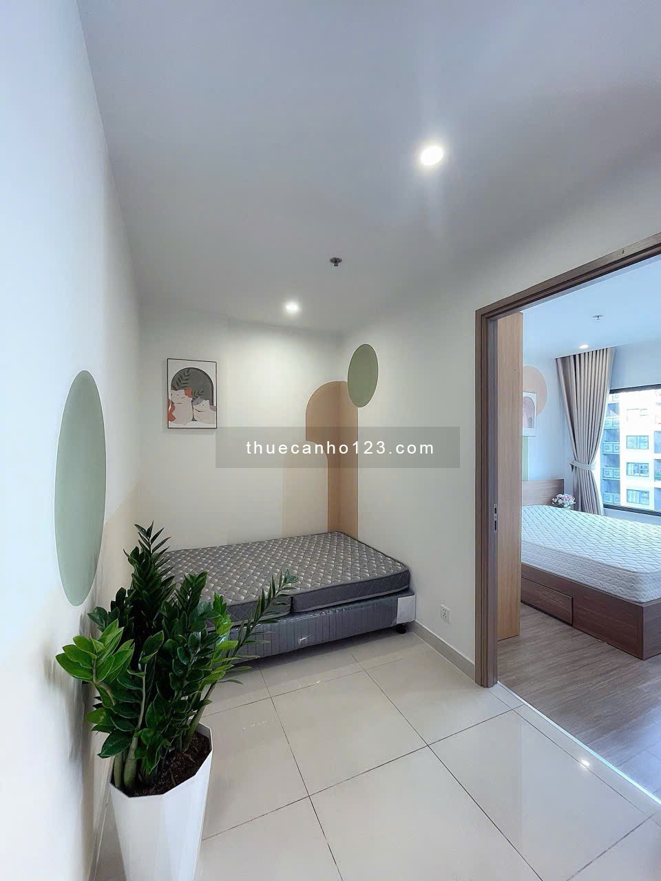 Cho thuê căn hộ 1PN+1, 43m² full nội thất, ban công Đông Nam Vinhomes Ocean Park, giá 6,5tr/tháng