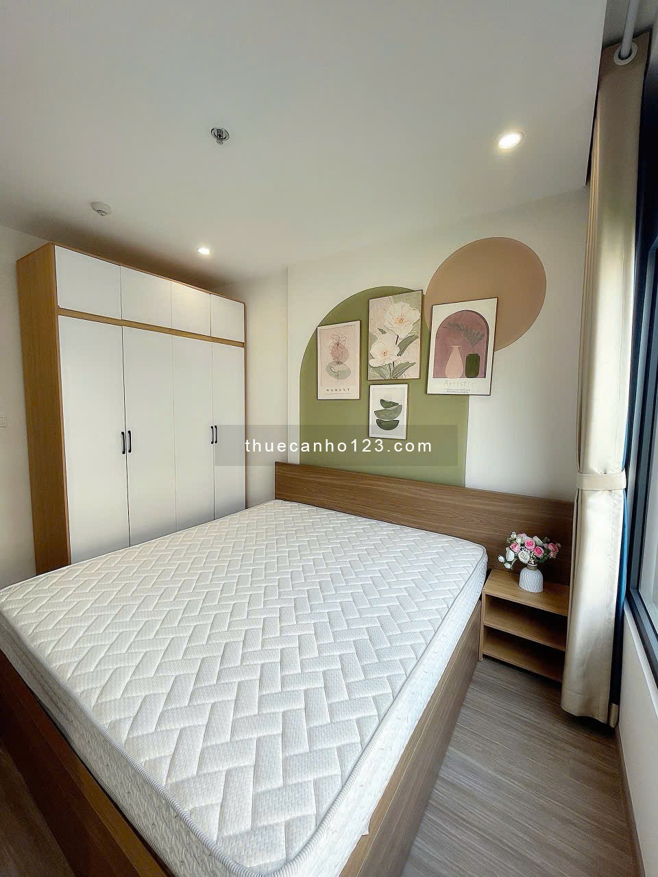 Cho thuê căn hộ 1PN+1, 43m² full nội thất, ban công Đông Nam Vinhomes Ocean Park, giá 6,5tr/tháng