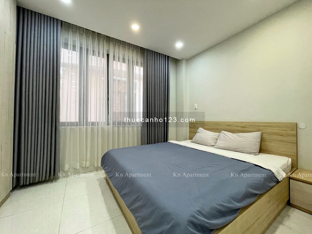 Căn hộ 1 phòng ngủ full nội thất 32m², cửa sổ lớn, ngay Lê Văn Sỹ, Quận 3 giáp Quận 1, Phú Nhuận