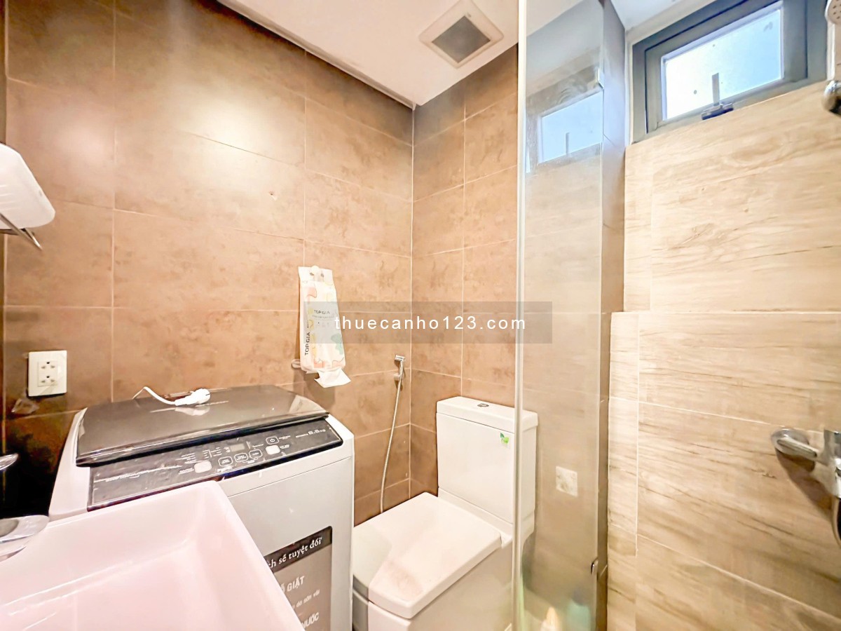 Căn Hộ 1PN 45m2 Sát Bên Bason, Máy Giặt Riêng, Full Nội Thất, Landmark 81, Bờ Kè Hoàng Sa