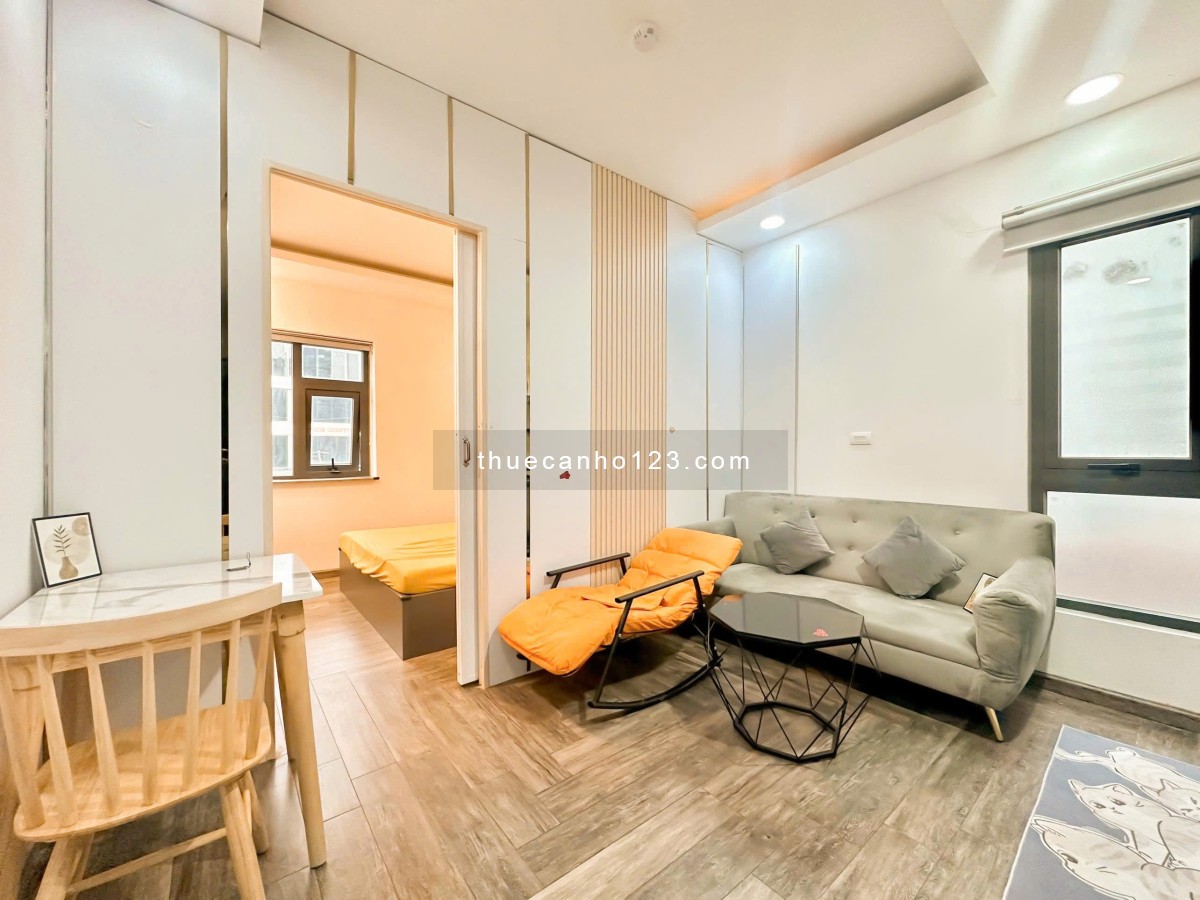 Căn Hộ 1PN 45m2 Sát Bên Bason, Máy Giặt Riêng, Full Nội Thất, Landmark 81, Bờ Kè Hoàng Sa