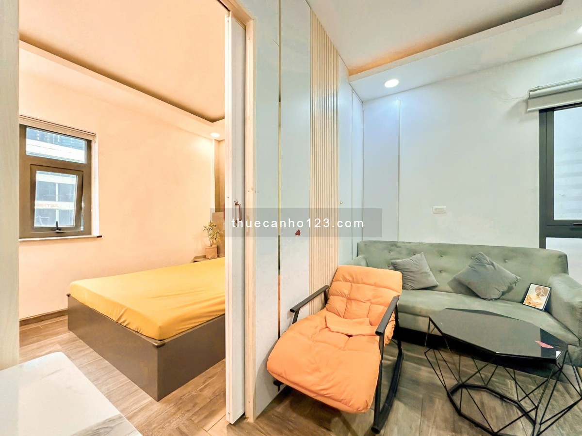 Căn Hộ 1PN 45m2 Sát Bên Bason, Máy Giặt Riêng, Full Nội Thất, Landmark 81, Bờ Kè Hoàng Sa