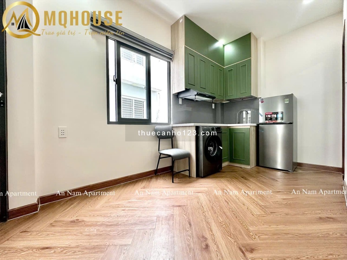 Khai Trương Căn Hộ Quận 1_1PN/Studio mới 100%_Balcony_Máy Giặt Riêng_Gần Chợ Tân Đinh_Phan Xích Long