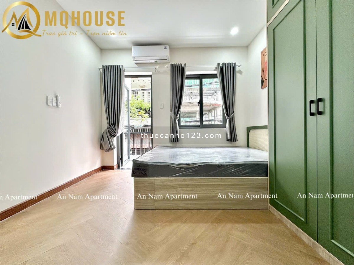 Khai Trương Căn Hộ Quận 1_1PN/Studio mới 100%_Balcony_Máy Giặt Riêng_Gần Chợ Tân Đinh_Phan Xích Long