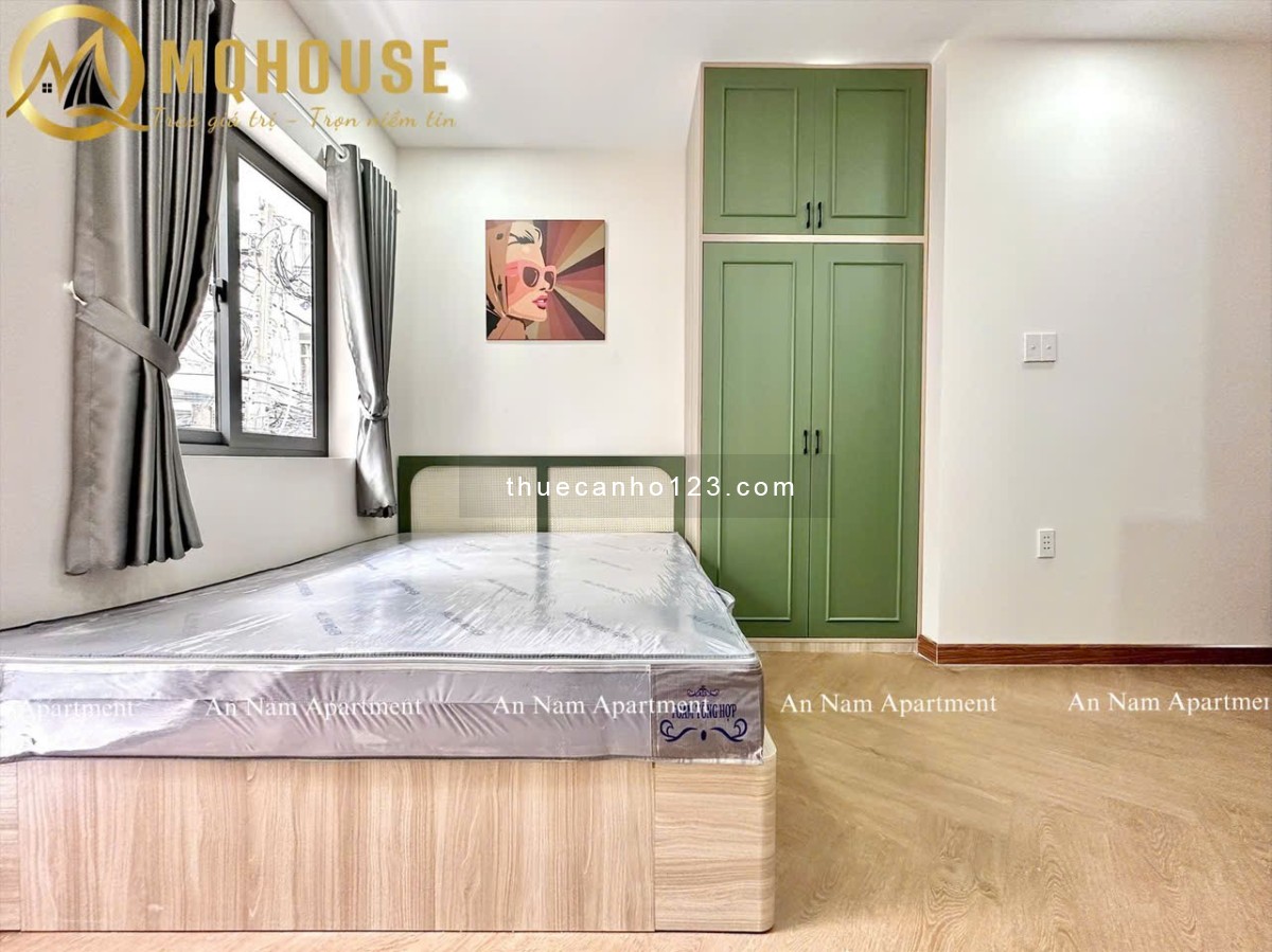 Khai Trương Căn Hộ Quận 1_1PN/Studio mới 100%_Balcony_Máy Giặt Riêng_Gần Chợ Tân Đinh_Phan Xích Long