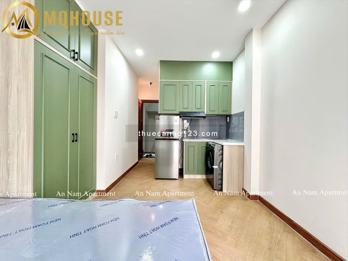 Khai Trương Căn Hộ Quận 1_1PN/Studio mới 100%_Balcony_Máy Giặt Riêng_Gần Chợ Tân Đinh_Phan Xích Long