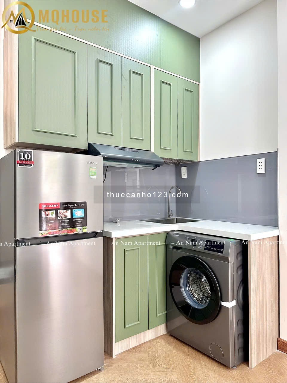 Khai Trương Căn Hộ Quận 1_1PN/Studio mới 100%_Balcony_Máy Giặt Riêng_Gần Chợ Tân Đinh_Phan Xích Long