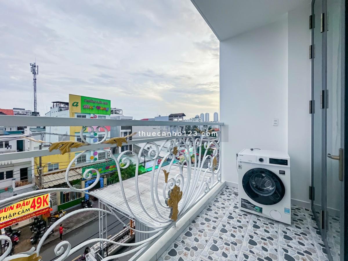 Cho thuê căn hộ Quận 7 - Studio full nội thất, ban công lớn ngay Tân Kiểng - Gần RMIT, Lotte, Sunris