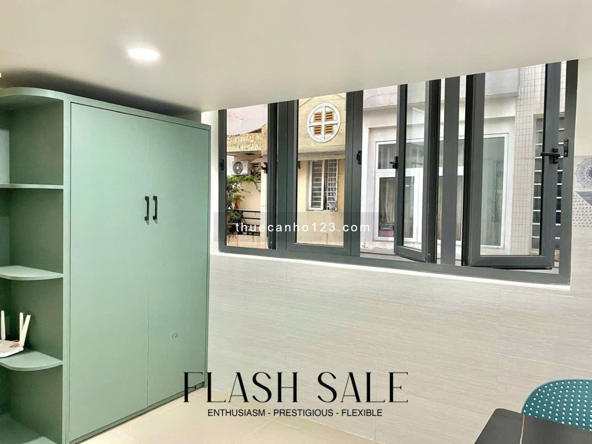 Phòng Duplex full nội thất, gần Điện Biên Phủ, Hàng Xanh, Quận 1