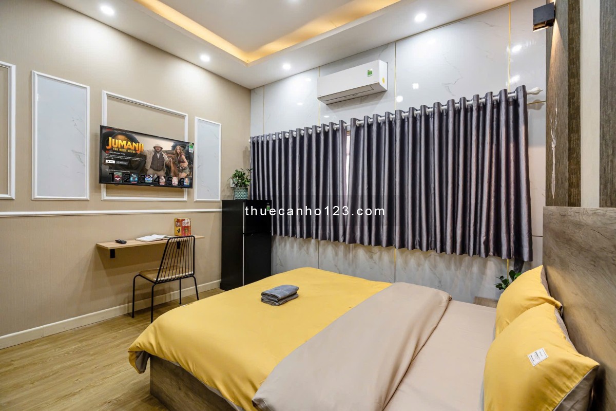 Cho thuê căn hộ nội thất mới Nguyễn Văn Thủ quận 1 ngay vòng xoay Điện Biên Phủ, gần ĐH Mở, Hoàng Sa