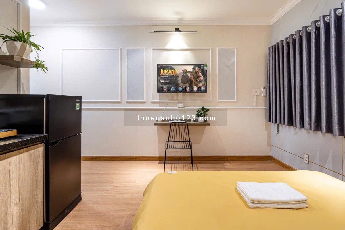 Cho thuê căn hộ nội thất mới Nguyễn Văn Thủ quận 1 ngay vòng xoay Điện Biên Phủ, gần ĐH Mở, Hoàng Sa