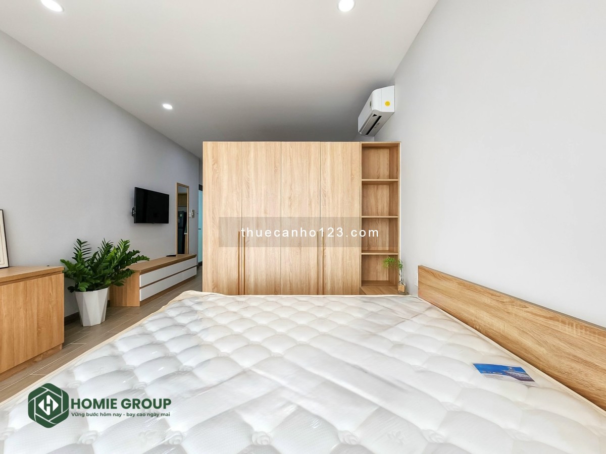 Studio ban công cao cấp, full nội thất xịn xò