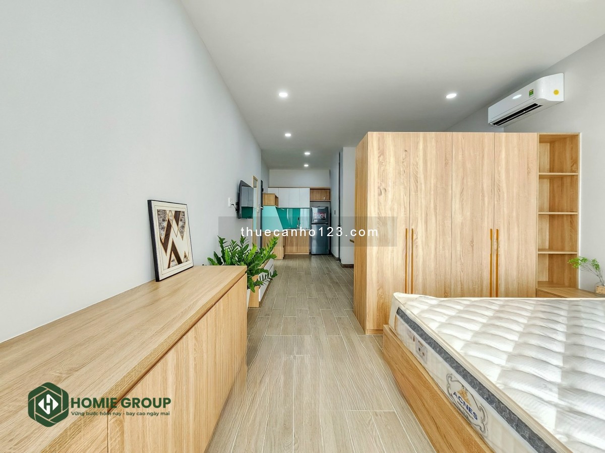 Studio ban công cao cấp, full nội thất xịn xò