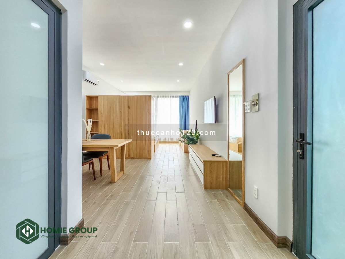 Studio ban công cao cấp, full nội thất xịn xò