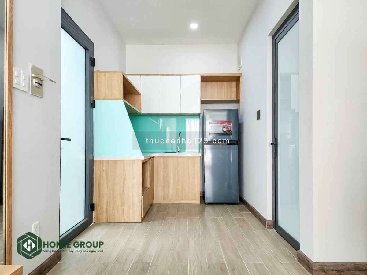 Studio ban công cao cấp, full nội thất xịn xò