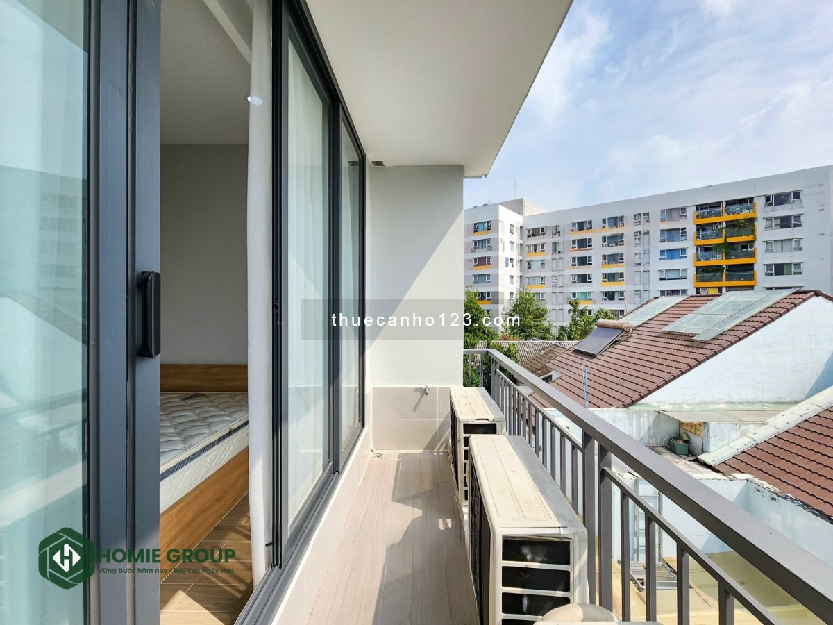 Studio ban công cao cấp, full nội thất xịn xò
