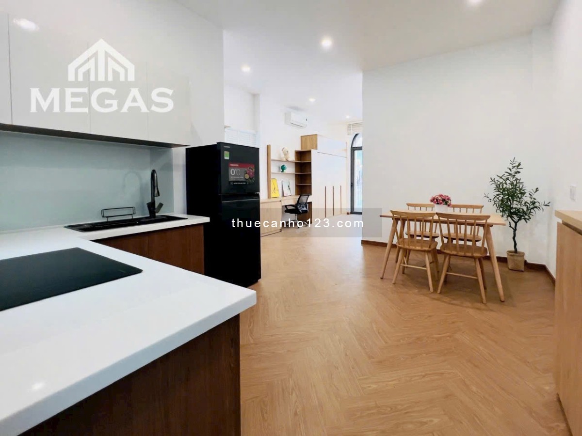 Cho thuê căn hộ dịch vụ 1PN, ban công riêng, khu an ninh