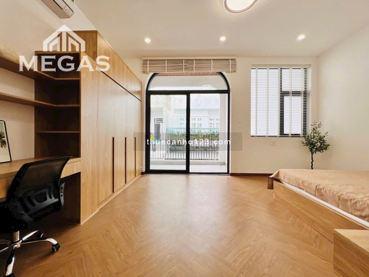 Cho thuê căn hộ dịch vụ 1PN, ban công riêng, khu an ninh