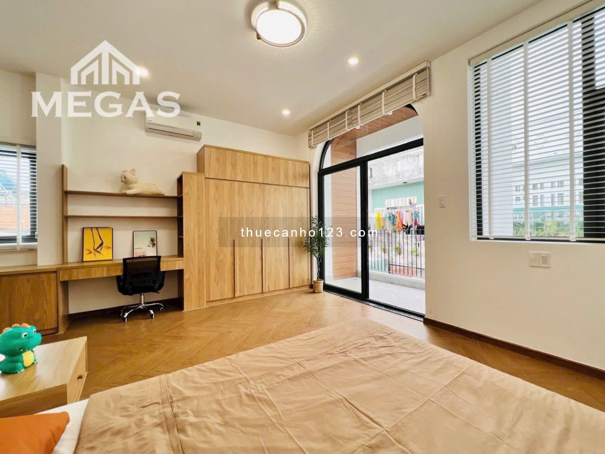 Cho thuê căn hộ dịch vụ 1PN, ban công riêng, khu an ninh