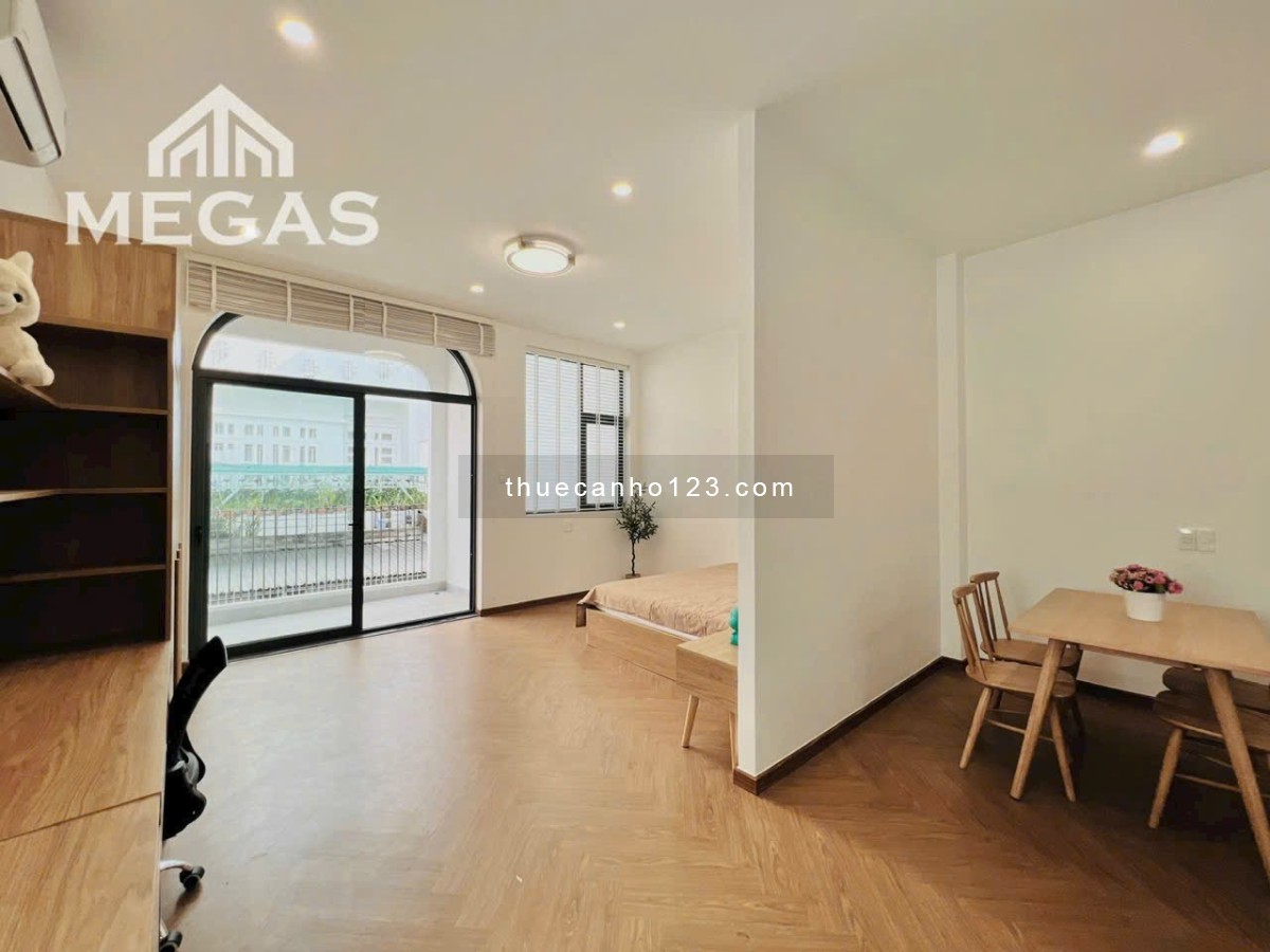 Cho thuê căn hộ dịch vụ 1PN, ban công riêng, khu an ninh