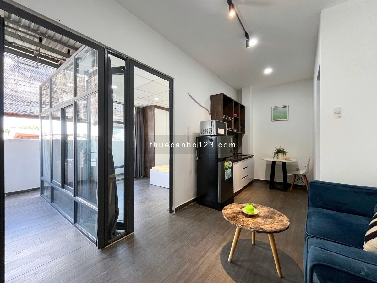  Căn hộ dịch vụ 1PN, 1PK, ban công tách bếp xịn xò ngay trung tâm quận 1