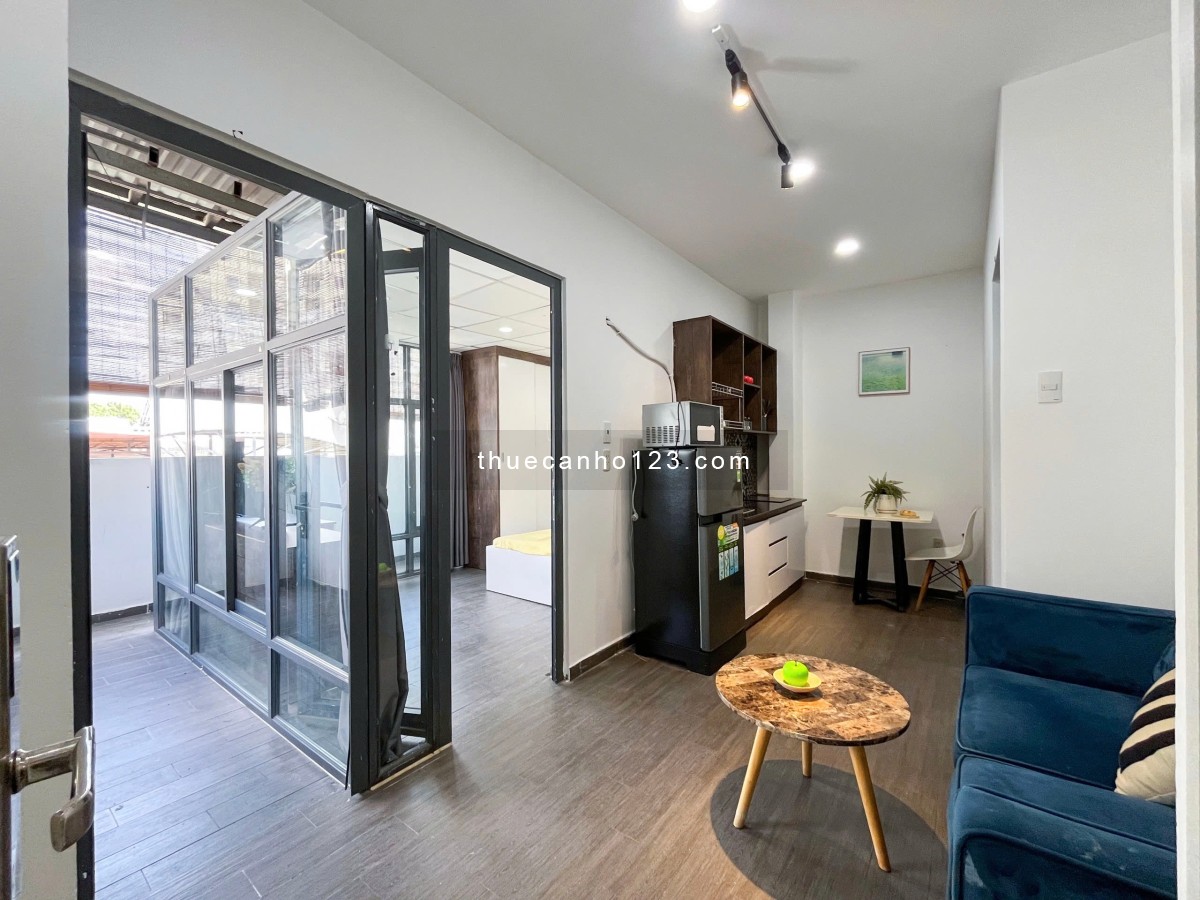  Căn hộ dịch vụ 1PN, 1PK, ban công tách bếp xịn xò ngay trung tâm quận 1