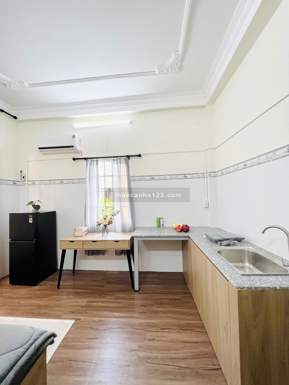 Căn Hộ Mới Xây 100% nội thất mới ban công ở Lý Chính Thắng quận 3 giáp Nam Kỳ Khởi Nghĩa, Hoàng Sa