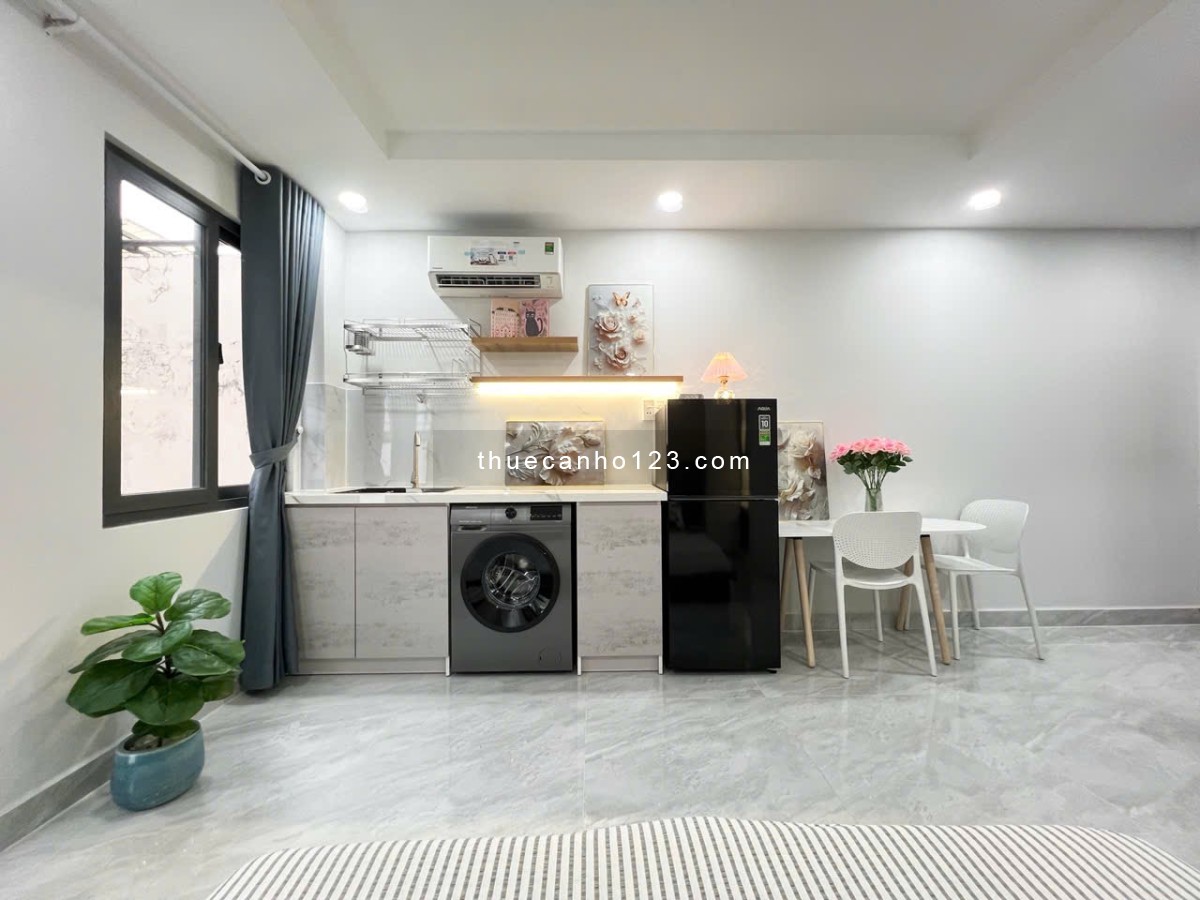 Studio máy giặt riêng tại trung tâm Q7 - gần Lotte, Crescent Mall, VivoCity, Phú Mỹ Hưng, KCS TT