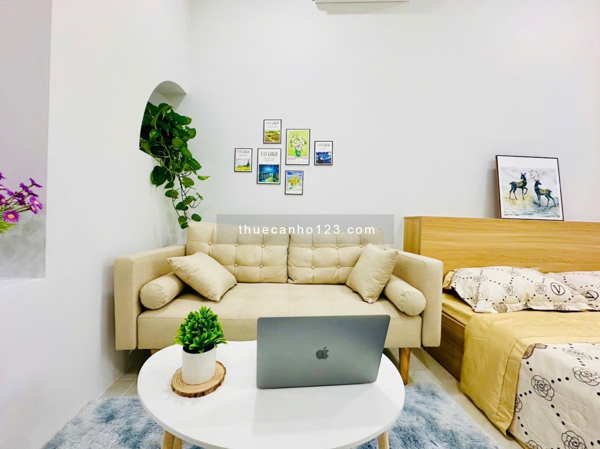 CHDV 1 Phòng Ngủ Cửa Sổ Trời DT Rộng Gần Chợ Phạm Văn Hai Tân Bình