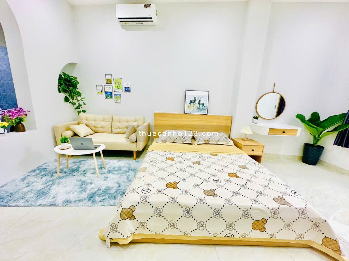 CHDV 1 Phòng Ngủ Cửa Sổ Trời DT Rộng Gần Chợ Phạm Văn Hai Tân Bình