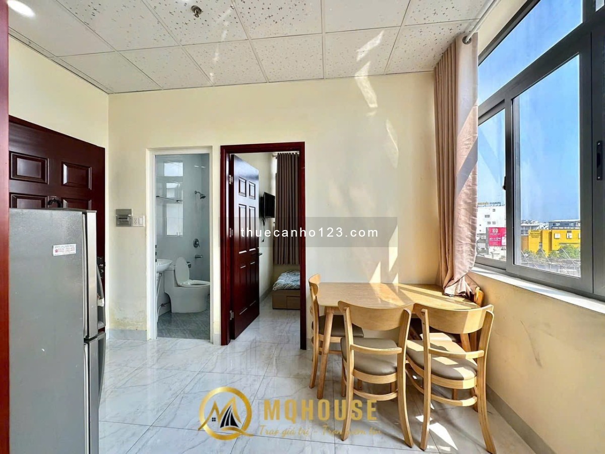 Cho thuê căn hộ 2PN view cửa sổ giá sinh viên cho bà con ở Quận 1Trần Quang Khải, Quận 1