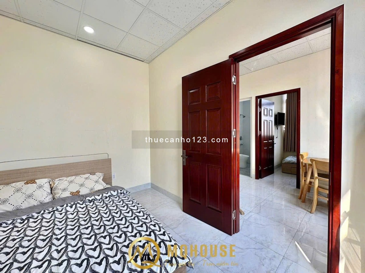 Cho thuê căn hộ 2PN view cửa sổ giá sinh viên cho bà con ở Quận 1Trần Quang Khải, Quận 1