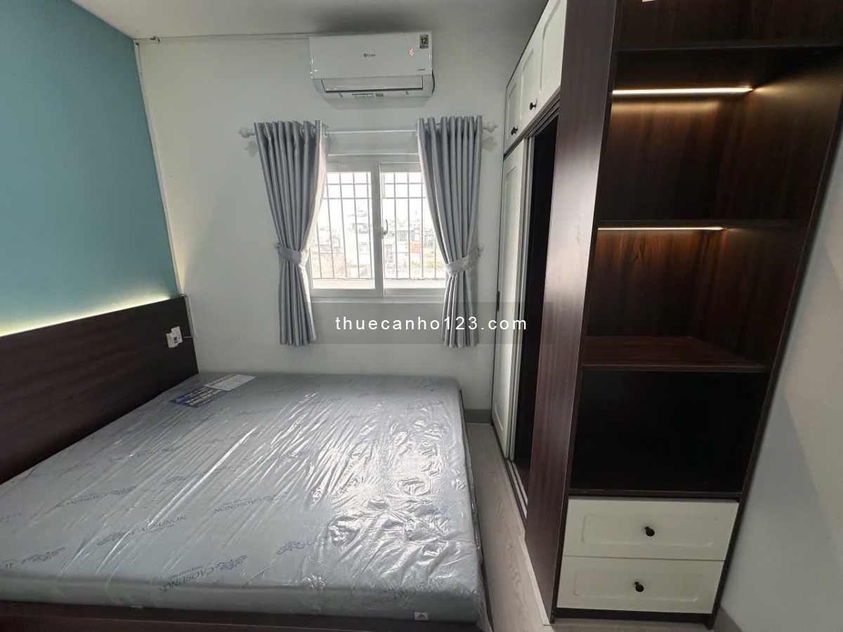 Căn hộ 1 phòng ngủ full nội thất, máy giặt riêng, cửa sổ rộng tại Bình Thạnh – gần Phan Đăng Lưu