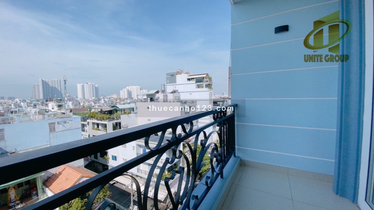 Cho thuê căn hộ 1PN ban công, thang máy mặt tiền Hoàng Diệu Q4, gần ĐH Luật, Nguyễn Tất Thành