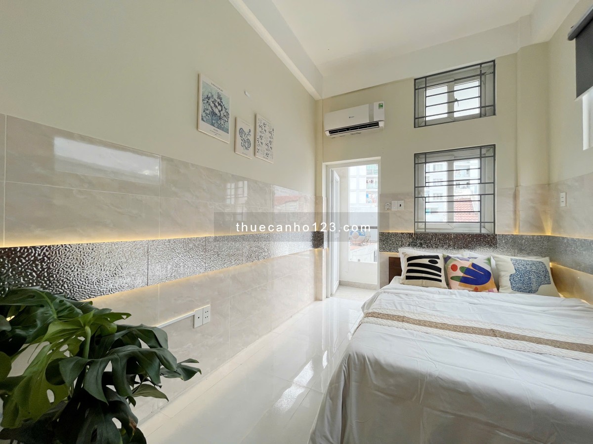 Căn Hộ 1 Phòng Ngủ Full Nội Thất, Ban Công Đón Nắng Hoàng Hoa Thám Gần Chợ Bà Chiểu - LH 0334998413