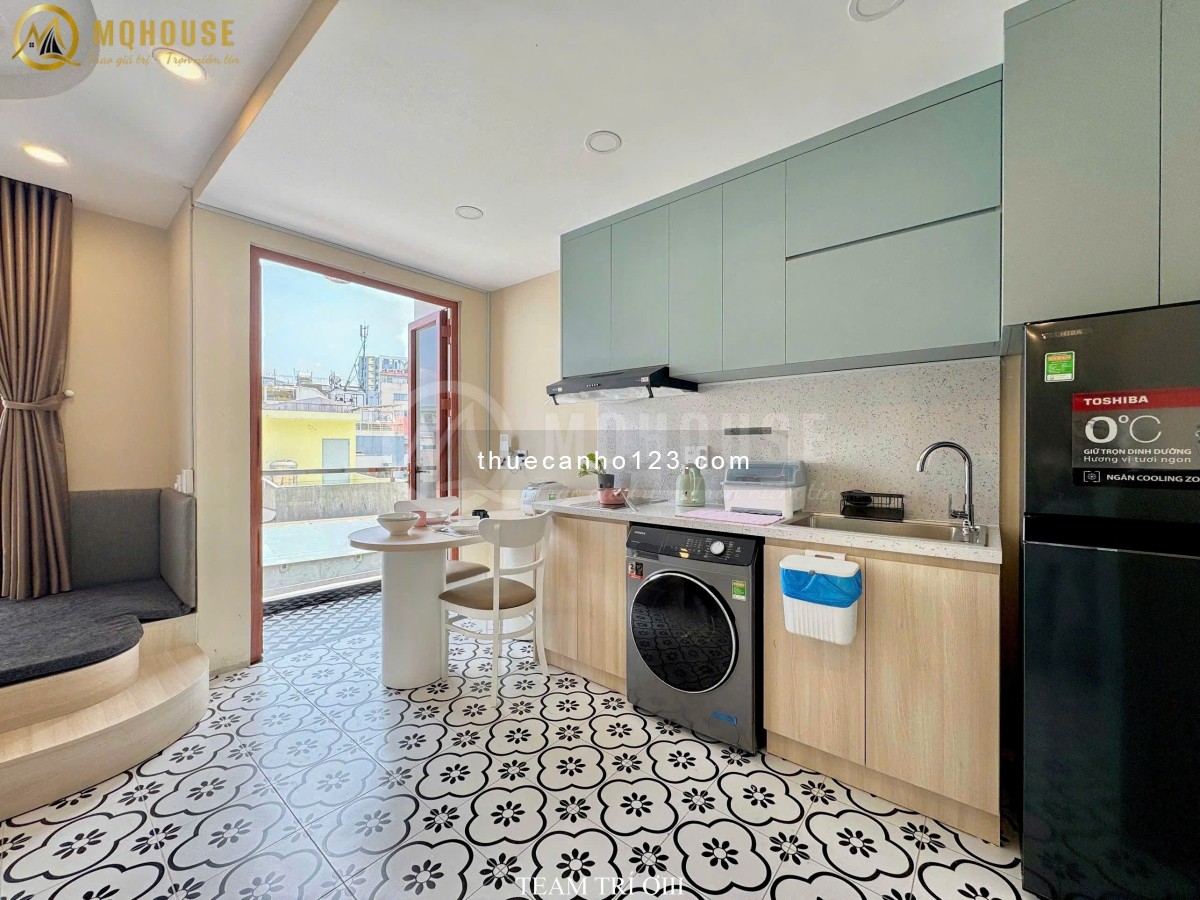 Cho thuê căn hộ xinh xắn tone bánh bèo công chúa ngay phường 17 Bình Thạnh gần trung tâm sài gòn