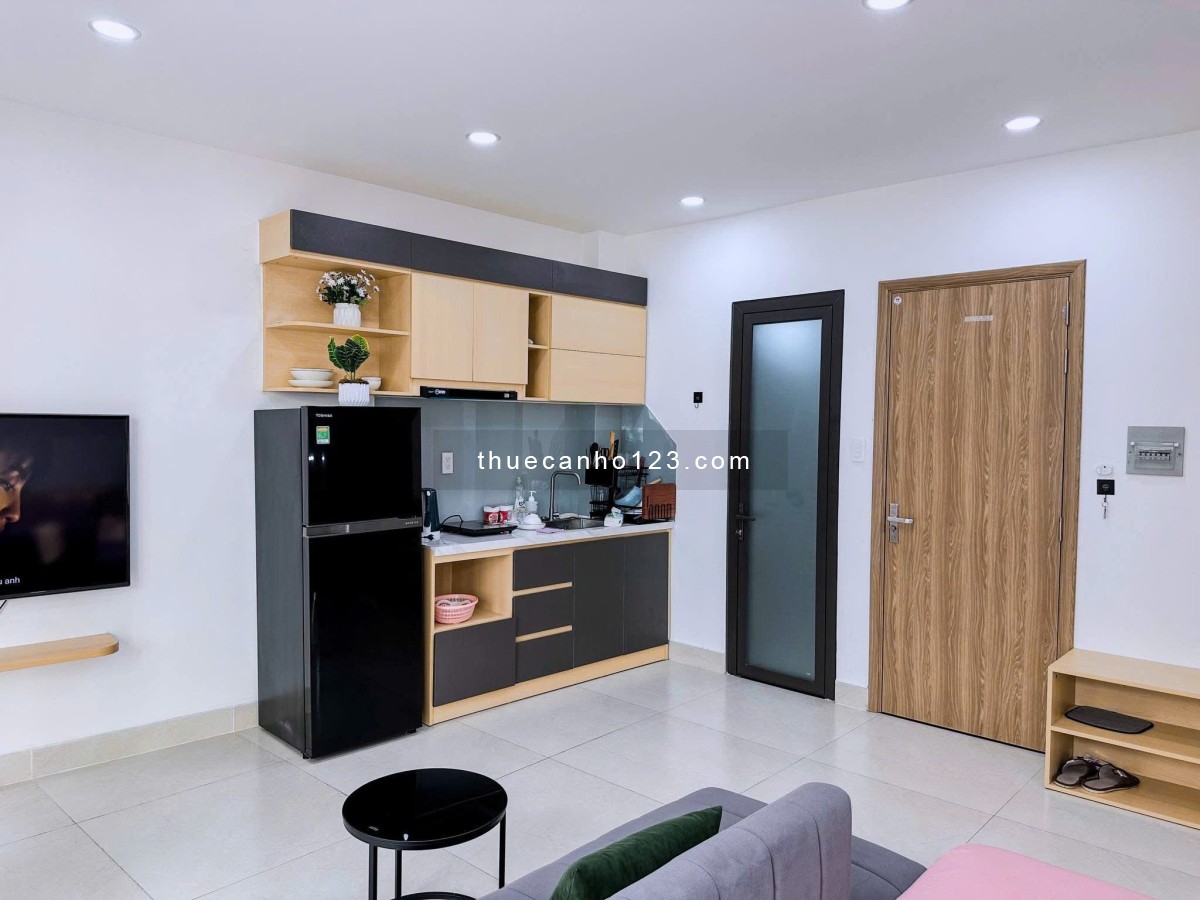 Cho thuê studio đẹp cửa sổ thoáng sạch sẽ full nội thất cao cấp gần Cầu Thị Nghè trung tâm Quận 1